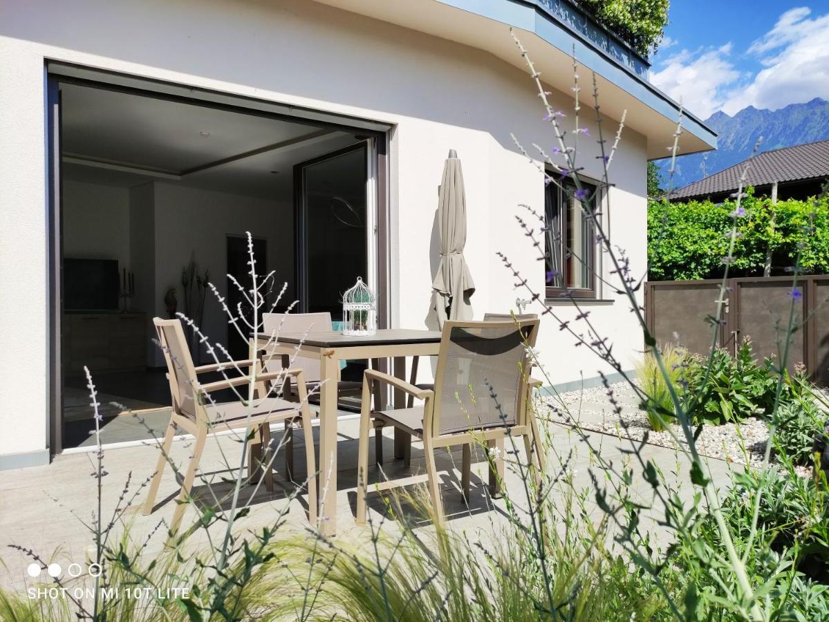 Ruhige Ferienwohnung Mit Garten Und Garage In Privatvilla มาร์เลงโก ภายนอก รูปภาพ